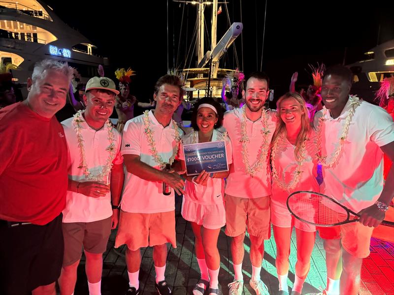 Best Dressed Crew MY ZeXplorer dressed as ‘Australian Open Tennis' with Duncan Curnow, Quality Marine Clothing  - photo © AIMEX