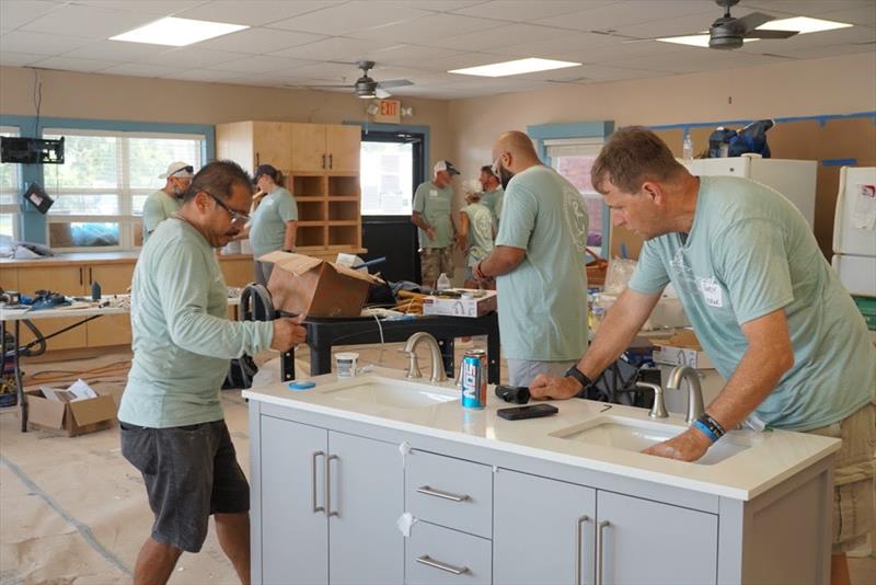 Correct Craft volunteers transform hope mission in Morehead City, NC - photo © Correct Craft