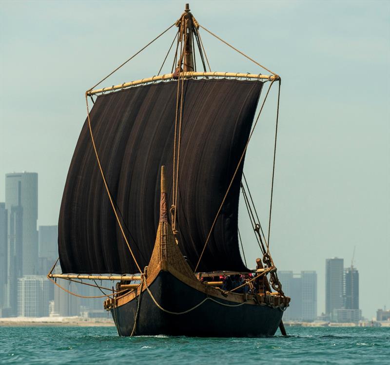 Magan Boat during the sea trials off the coast of Abu Dhabi - photo © Emily Harris / Zayed National Museum