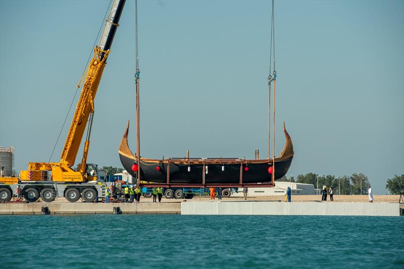 Magan Boat during the sea trials off the coast of Abu Dhabi - photo © Emily Harris / Zayed National Museum