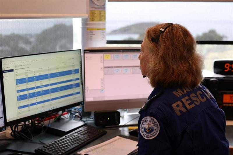 Marine Rescue Coffs Harbour radio operators managed communications during the on-water exercise - photo © Marine Rescue NSW