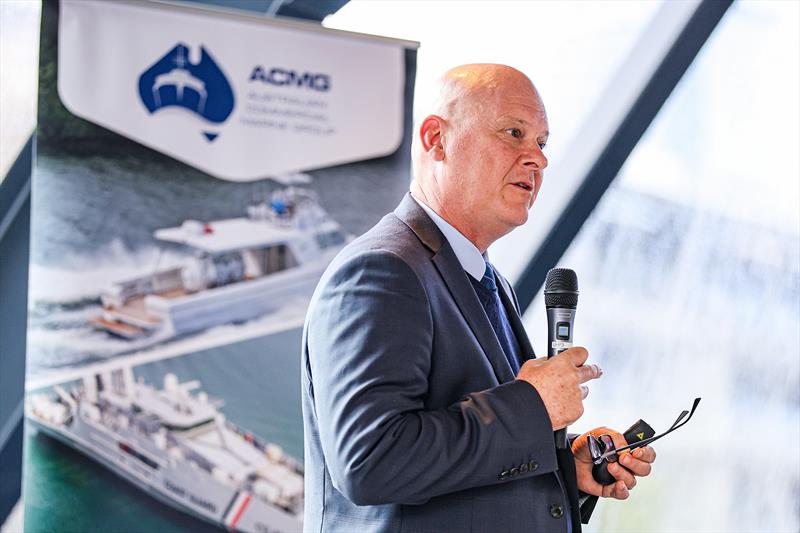 Capt. John Kavanagh, Director of Legal Practice, Pacific Maritime Lawyers provided insights on pollution prevention and future maritime regulations - Inaugural Australian Commercial Marine Conference - photo © Salty Dingo
