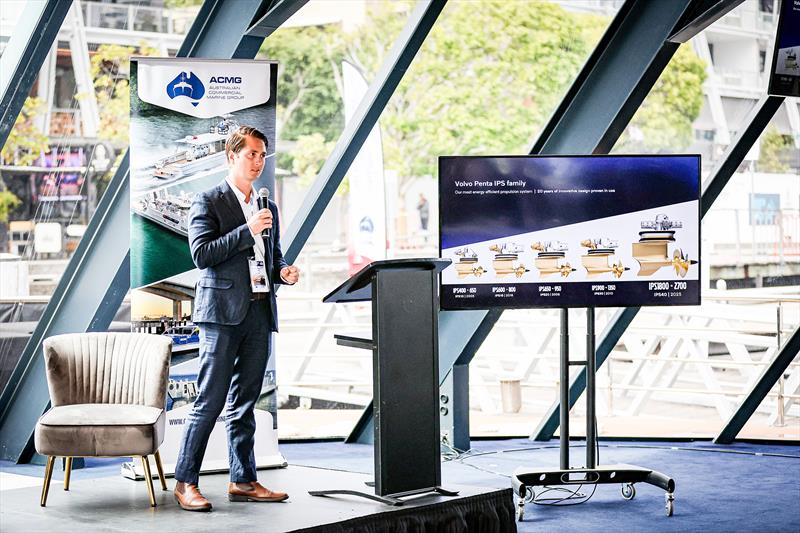 William Bratt, Director of Marine Sales & Marketing at Volvo Penta, provided insights into new IPS platform for commercial vessels - Inaugural Australian Commercial Marine Conference - photo © Salty Dingo