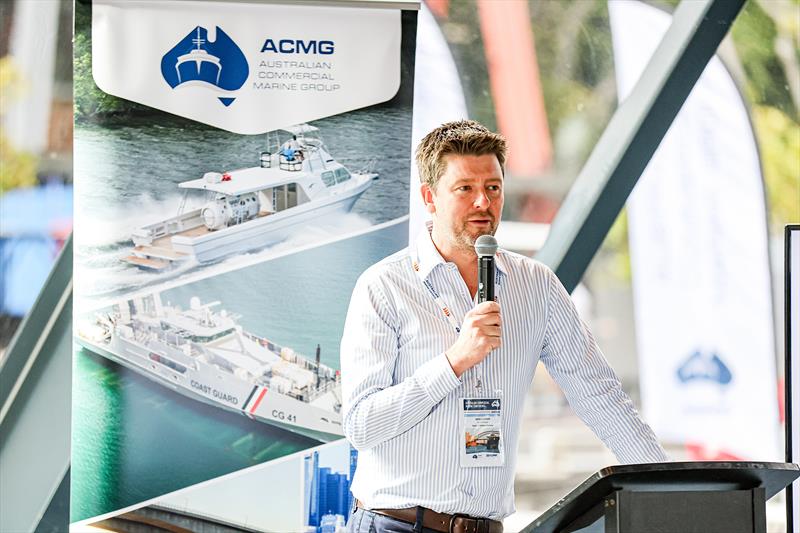 Nick Lester, General Manager, SeaLink Sydney Harbour and Chair of ACMG opens the conference - Inaugural Australian Commercial Marine Conference - photo © Salty Dingo