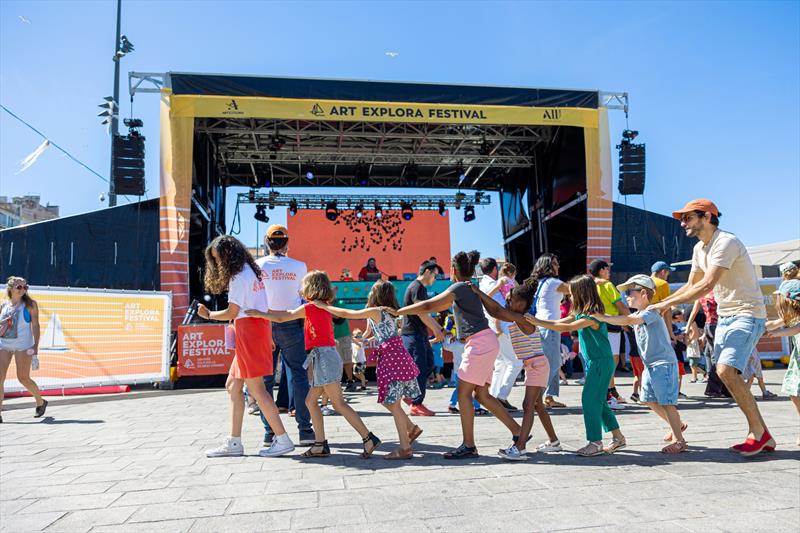 Children's entertainment at the Art Explora Festival - photo © Audrey Rose Mizzi