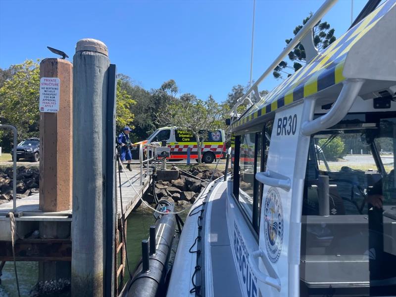Marine Rescue Brunswick performed a medical evacuation off Cape Byron - photo © Marine Rescue NSW