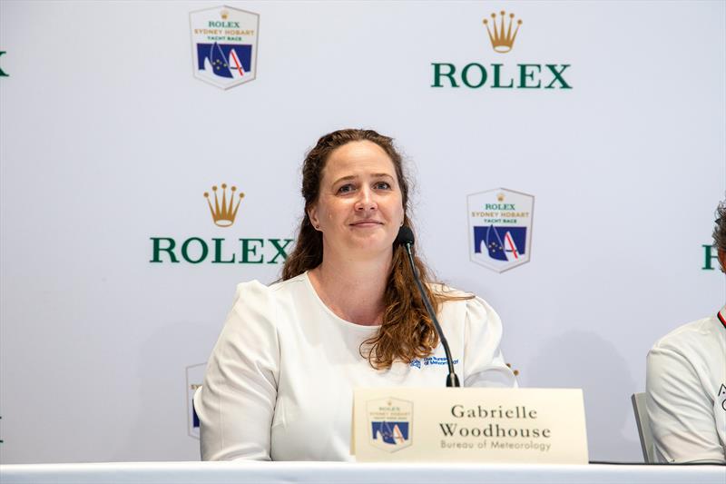 Gabrielle Woodhouse from the Bureau of Meteorology - Rolex Sydney Hobart Yacht Race photo copyright RSHYR | Ashley Dart taken at Cruising Yacht Club of Australia