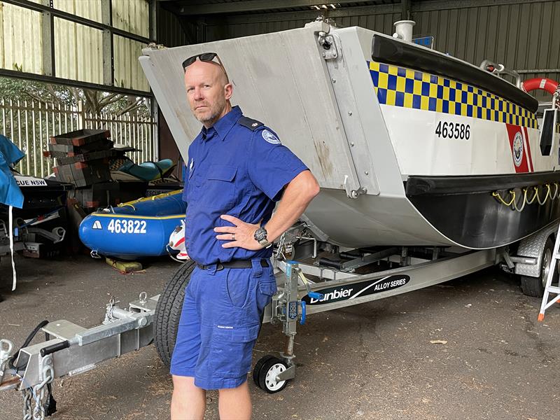 Marine Rescue NSW Fleet Manager Kelvin Parkin prepares for the Northern NSW deployment - photo © Marine Rescue NSW