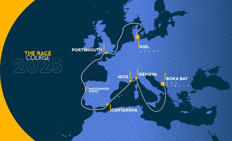 The Ocean Race route map - photo © The Ocean Race