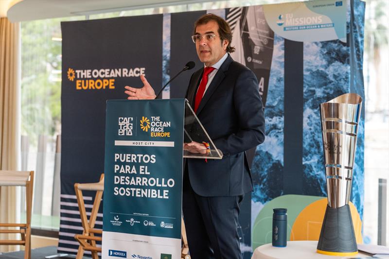 Pedro Pablo Hernández, President of the Port Authority of Cartagena - photo © Austin Wong / The Ocean Race