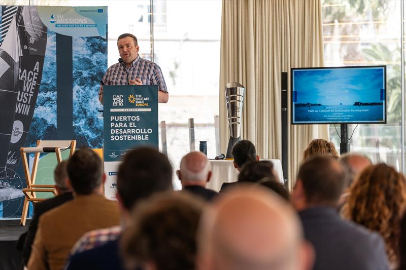 Lee Howes, Port Environmental Lead Officer for Portsmouth International Port - photo © Austin Wong / The Ocean Race