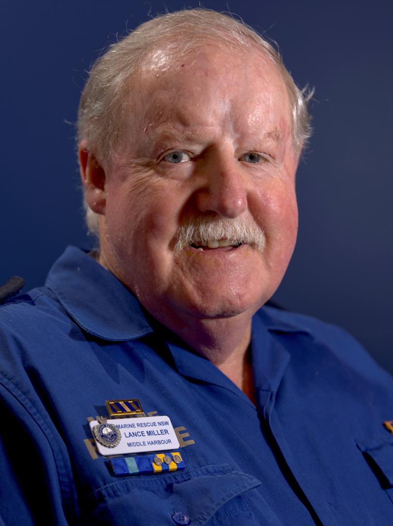Marine Rescue Middle Harbour volunteer Lance Miller ESM - photo © Marine Rescue NSW
