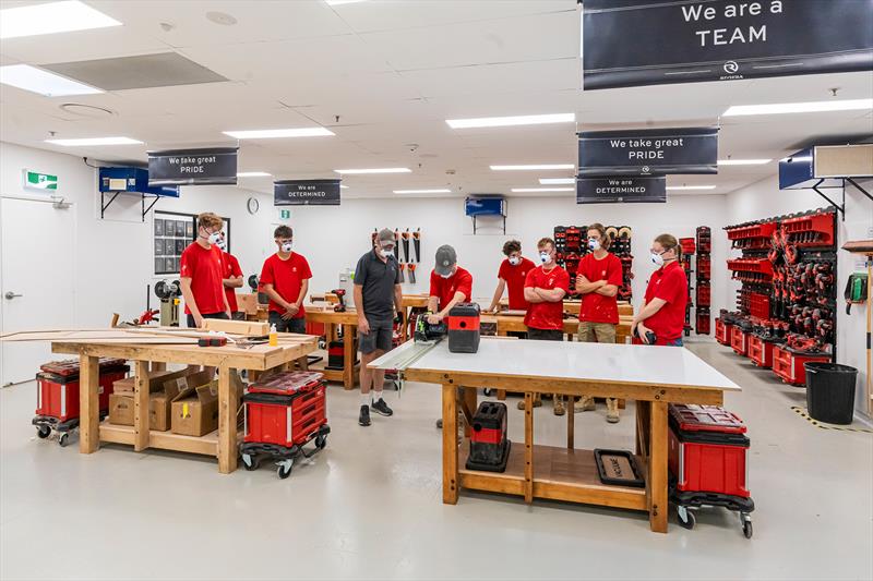 The Academy of Excellence boasts a 680 square metre state-of-the-art facility comprising of two fully operational workshops, two learning hubs including a dedicated drafting room, offices and meeting room - photo © Riviera Australia