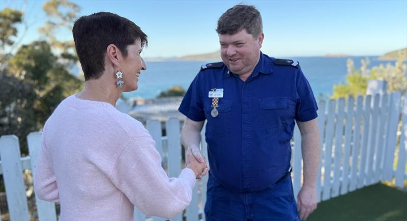 Kate Washington and Lee Ryman - photo © Marine Rescue NSW 