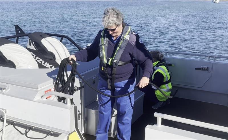 Marine Rescue Merimbula Deputy Unit Commander Sonia Teston - photo © Marine Rescue NSW