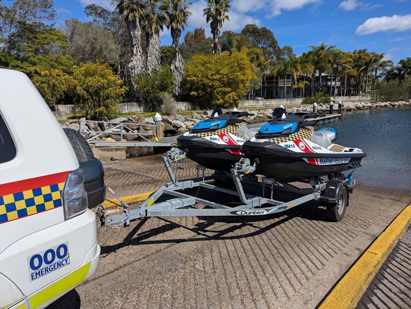 The rescue watercraft can be launched quickly from Hanging Rock boat ramp - photo © Marine Rescue NSW