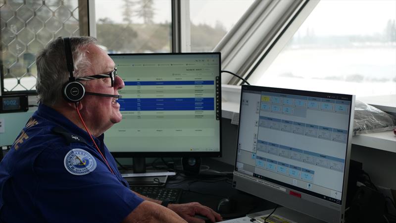 Marine Rescue Port Macquarie radio operator Noel Woodward - photo © Marine Rescue NSW