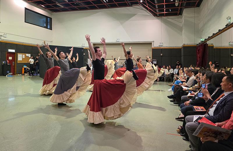 Hong Kong Ballet private studio visit - photo © Sanlorenzo Yachts