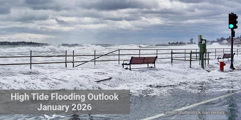 High Tide Flooding Outlook – January 2026 - photo © US Harbors