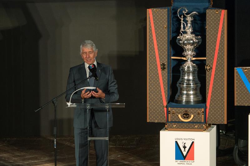 Minister for Sport and Youth, Andrea Abodi - Teams Presentation for the Louis Vuitton 38th America's Cup in Naples, Italy - photo © Ian Roman / America's Cup