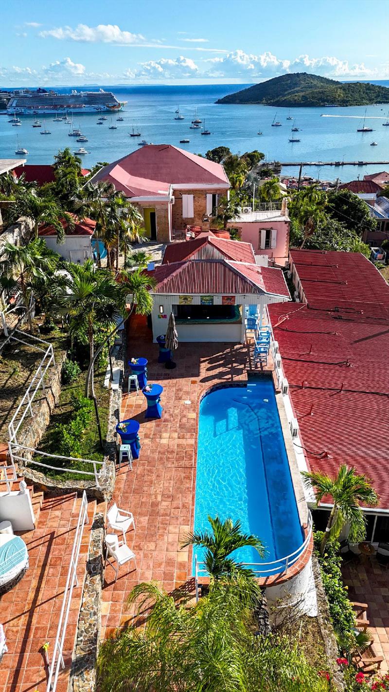 The Mary Anne Boutique Hotel overlooks the Charlotte Amalie Harbor photo copyright The Mary Anne Boutique Hotel taken at 