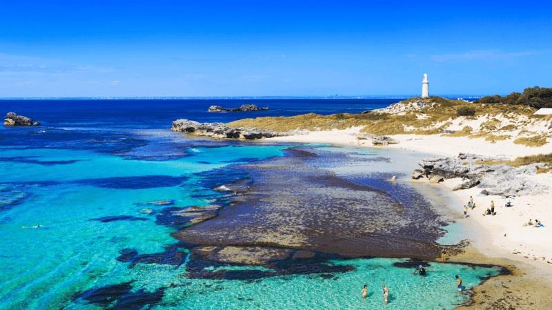 Basin Beach, Rottnest Island, Perth - photo © Sanlorenzo Yachts