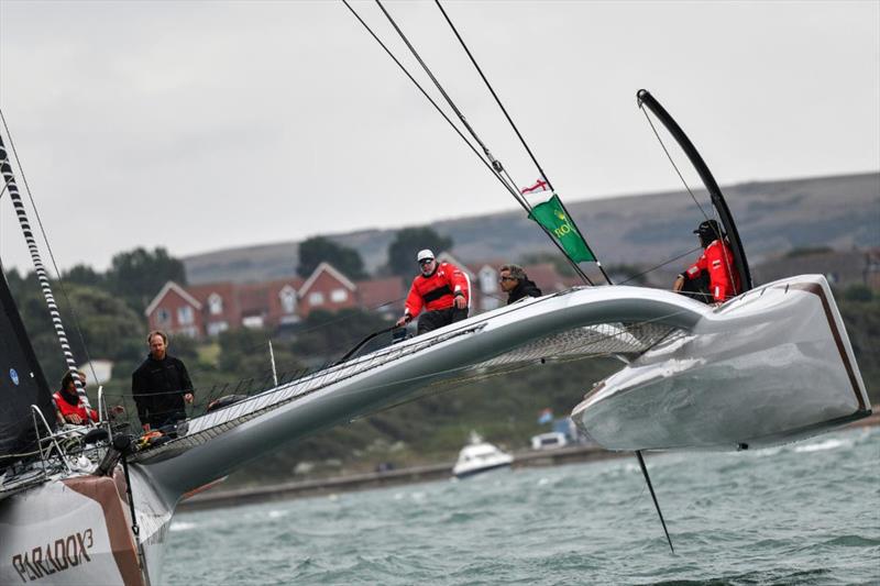 Paradox3 wins the Croda Way Trophy for the best MOCRA multihull overall - centenary Rolex Fastnet Race - photo © James Tomlinson / RORC