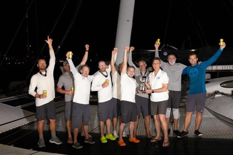 Jason Carroll's MOD70 Argo (USA) win the RORC Caribbean 600 Multihull Trophy - 2024 RORC Caribbean 600 day 3 - photo © Arthur Daniel / RORC