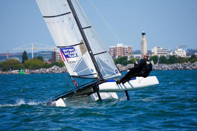 Solent Forts Race 2023 at Hayling Ferry SC photo copyright Lotte Johnson / www.lottejohnson.com taken at Hayling Ferry Sailing Club and featuring the Nacra class