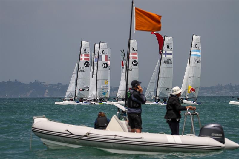 Nacra 17 - Hyundai World Championships, Oceania Championship, Day 3, November 27, 2019, Royal Akarana Yacht Club. - photo © Richard Gladwell / Sail-World.com