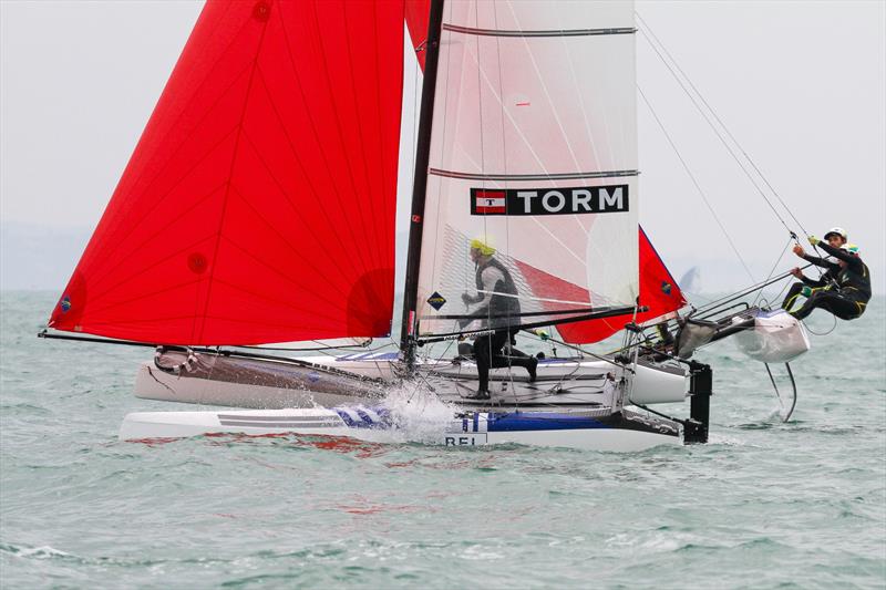 Nacra 17 - Hyundai World Championships, Oceania Championship, Day 3, November 27, 2019, Royal Akarana Yacht Club. - photo © Richard Gladwell / Sail-World.com