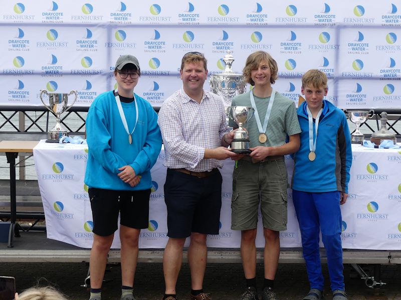 NSSA National Youth Regatta - Slow handicap fleet podium - photo © Fernhurst Books / Draycote Water Sailing Club