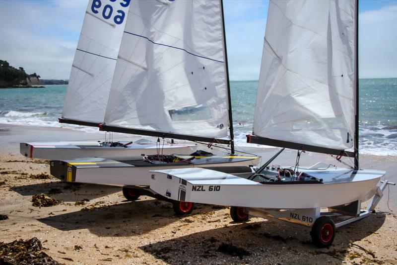 The  new Leech design OK Dinghy - Wakatere BC October 25, 2021 - photo © Richard Gladwell / Sail-World.com