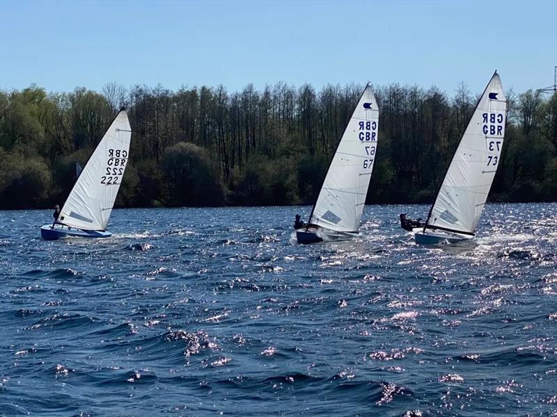 OK Class 'Sprints' at Burghfield Sailing Club - photo © Peter Blackman