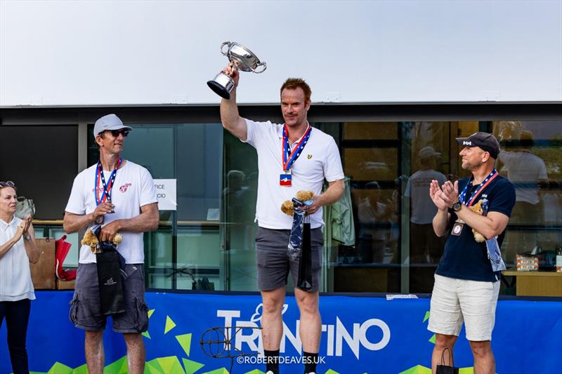 OK Dinghy Worlds at Lake Garda Day 5 - Top Three - photo © Robert Deaves / www.robertdeaves.uk