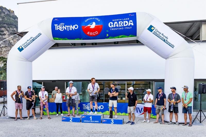 OK Dinghy Worlds at Lake Garda Day 5 - Top Ten - photo © Robert Deaves / www.robertdeaves.uk