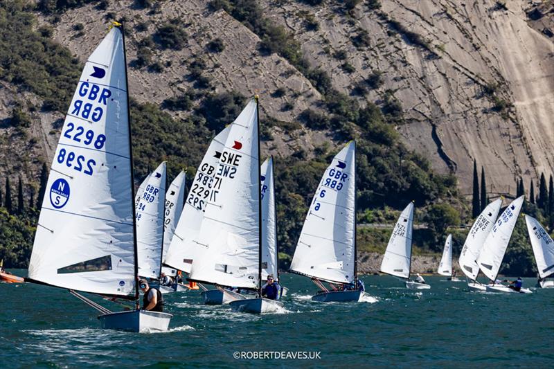 OK Dinghy Worlds at Lake Garda Day 5 - Matt Howard, GBR, wins Race 9 - photo © Robert Deaves / www.robertdeaves.uk