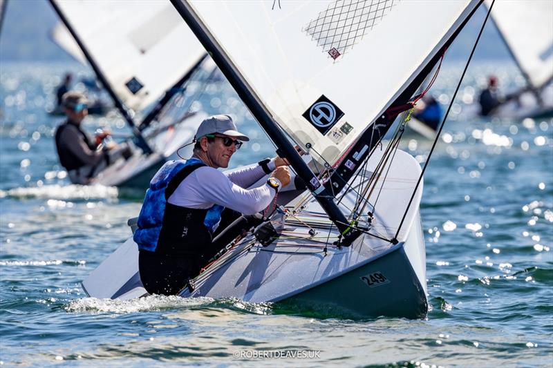 OK Dinghy Worlds at Lake Garda Day 5 - Nick Craig, GBR - photo © Robert Deaves / www.robertdeaves.uk