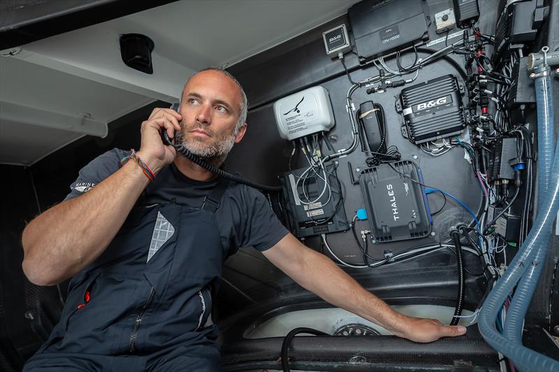 Thales VesseLINK and the Iridium Certus service keeping the Vendée Globe fleet connected and safe photo copyright JM Liot / Newrest - Art & Fenêtres taken at  and featuring the IMOCA class