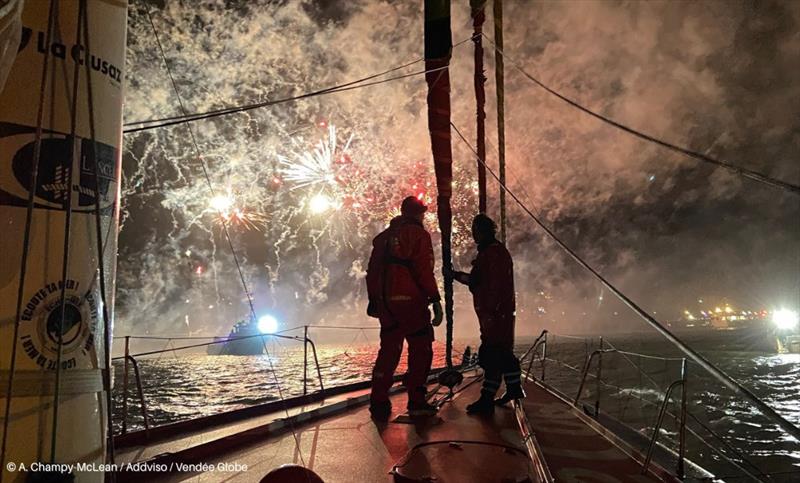 Yannick Bestaven on Maître Coq wins the Vendée Globe 2020/21 - photo © A. Champy-McLean / Addvisio / Vendée Globe