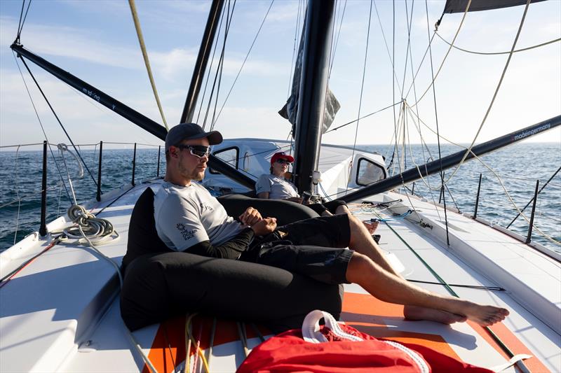 On Board Offshore Team Germany during Leg 2 of The Ocean Race Europe from Cascais, Portugal, to Alicante, Spain photo copyright Felix Diemar / Offshore Team Germany / The Ocean Rac taken at  and featuring the IMOCA class