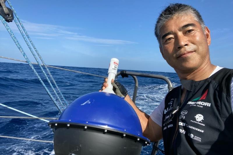 Photo sent from aboard the boat DMG Mori Global One during the Vendee Globe sailing race on November 23, 2020 photo copyright Kojiro Shiraishi / DMG Mori Global One taken at  and featuring the IMOCA class