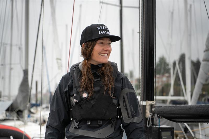 Emily Nagel has helped Mustang Surval design their new Women's Collection, which launches on March 17, 2021 photo copyright Mustang Survval/Ronan Gunn taken at Royal Bermuda Yacht Club and featuring the IMOCA class