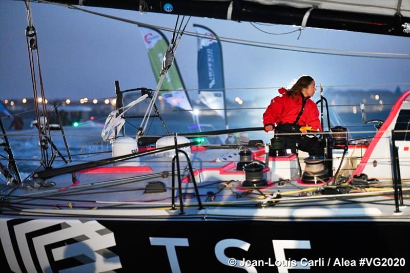 Alexia Barrier - Vendée Globe photo copyright Jean-Louis Carli / Alea taken at  and featuring the IMOCA class