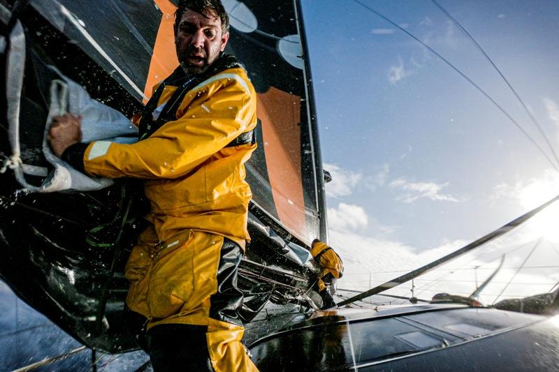 11th Hour Racing Team on a training trans-Atlantic crossing from Newport, Rhode Island, USA to Concarneau, France photo copyright Amory Ross / 11th Hour Racing taken at  and featuring the IMOCA class