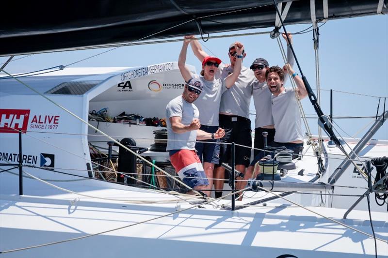 The finish of Leg Two of The Ocean Race Europe, from Cascais, Portugal, to Alicante, Spain photo copyright Sailing Energy / The Ocean Race taken at  and featuring the IMOCA class