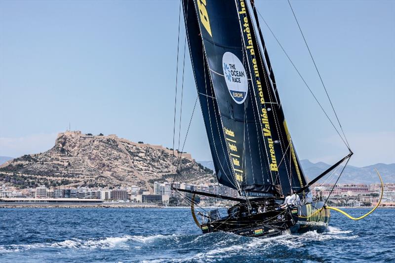 The finish of Leg Two of The Ocean Race Europe, from Cascais, Portugal, to Alicante, Spain photo copyright Sailing Energy / The Ocean Race taken at  and featuring the IMOCA class