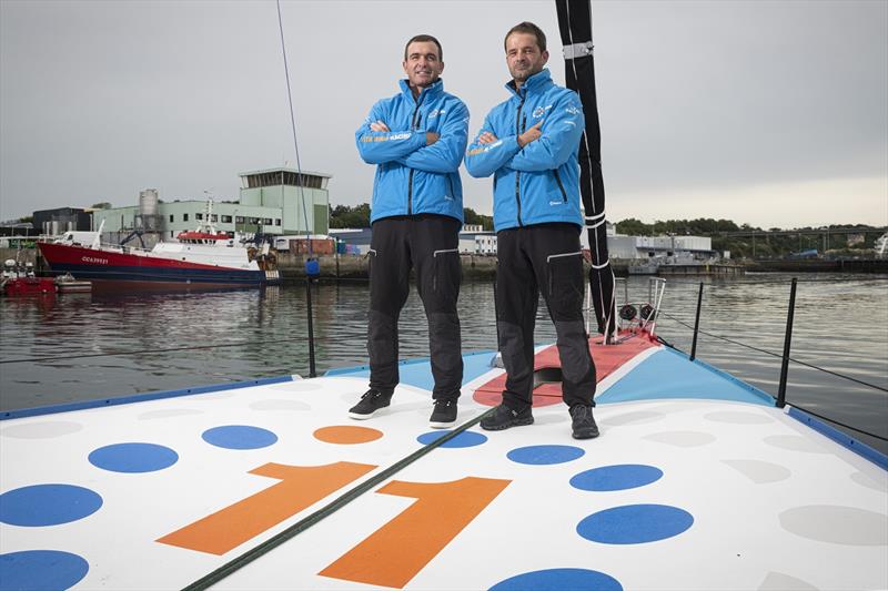 Charlie Enright and Pascal Bidégorry will co-skipper 11th Hour Racing Team's 60-foot IMOCA Malama, recently launched in August 2021 in the Transat Jacques Vabre as a part of the Team's two-boat racing program in 2021 photo copyright Vincent Curutchet / 11th Hour Racing taken at  and featuring the IMOCA class