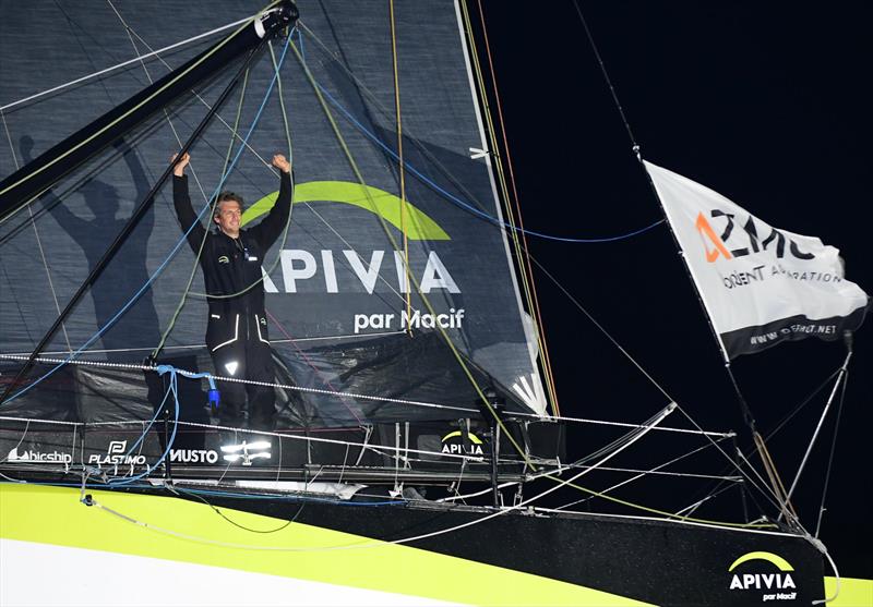 Charlie Dalin on APIVIA wins the 48h Azimut solo - photo © Défi Azimut