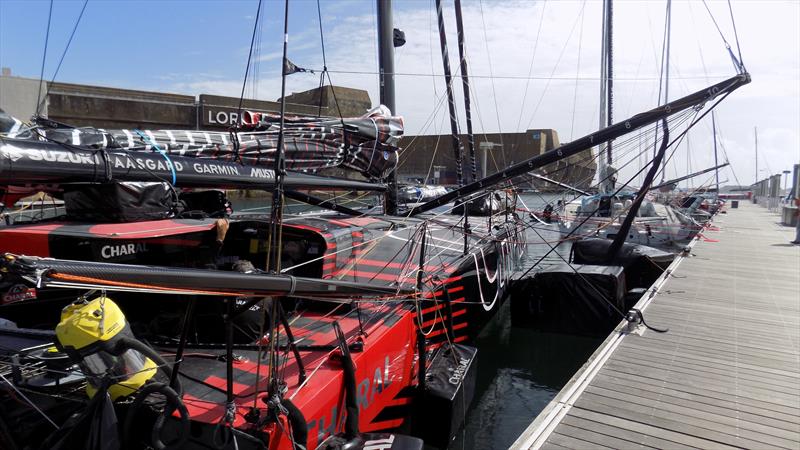 The aggressive lines of the IMOCA Charal 2 photo copyright John Meachen taken at  and featuring the IMOCA class